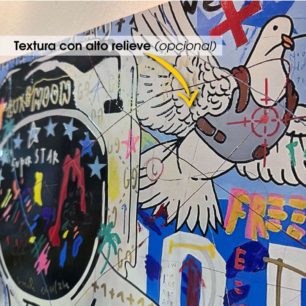 REF 0271 Astronauta Pop Art