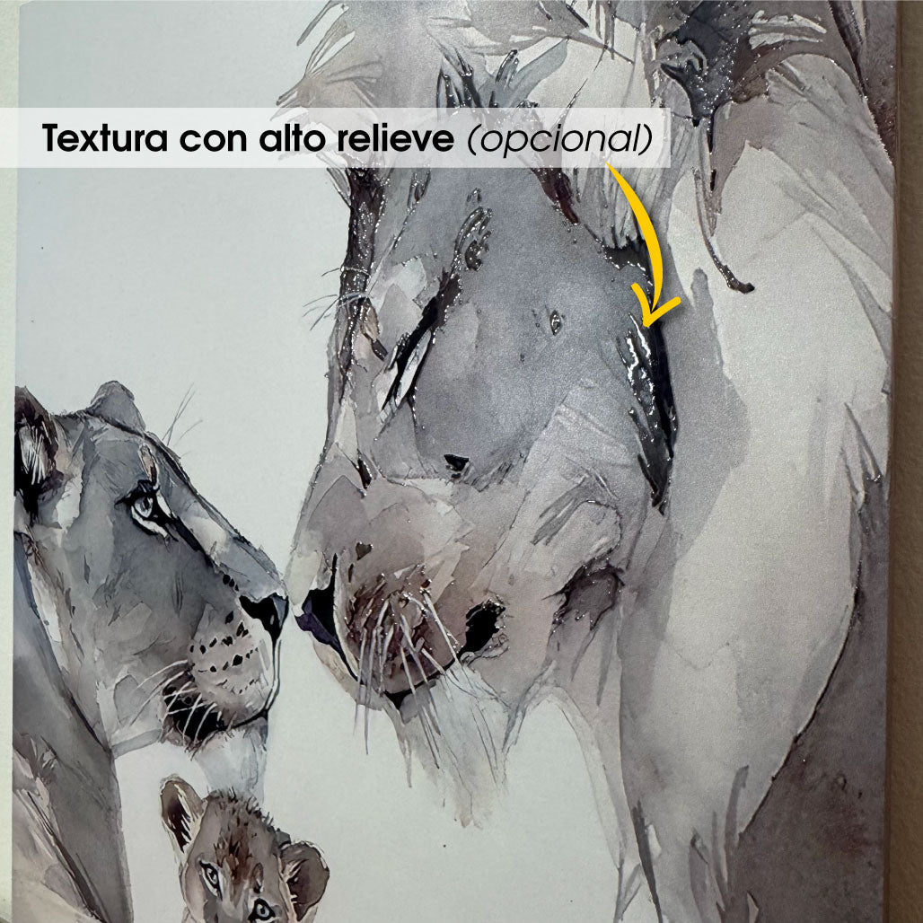 REF 0569 Familia de Leones