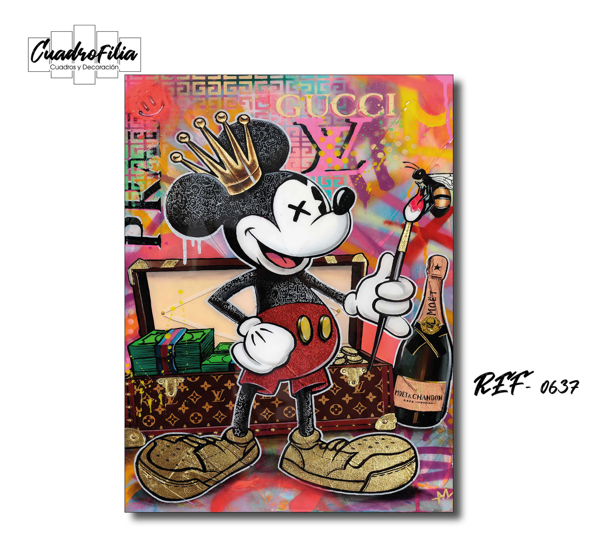 SALE -15% OFF REF 0637 60X45CM (Una unidad disponible)AAAA