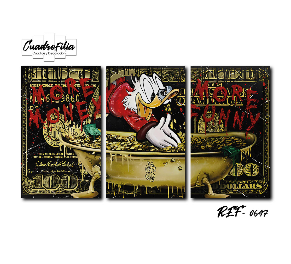 REF 0647 Dolar Mc pato Gold