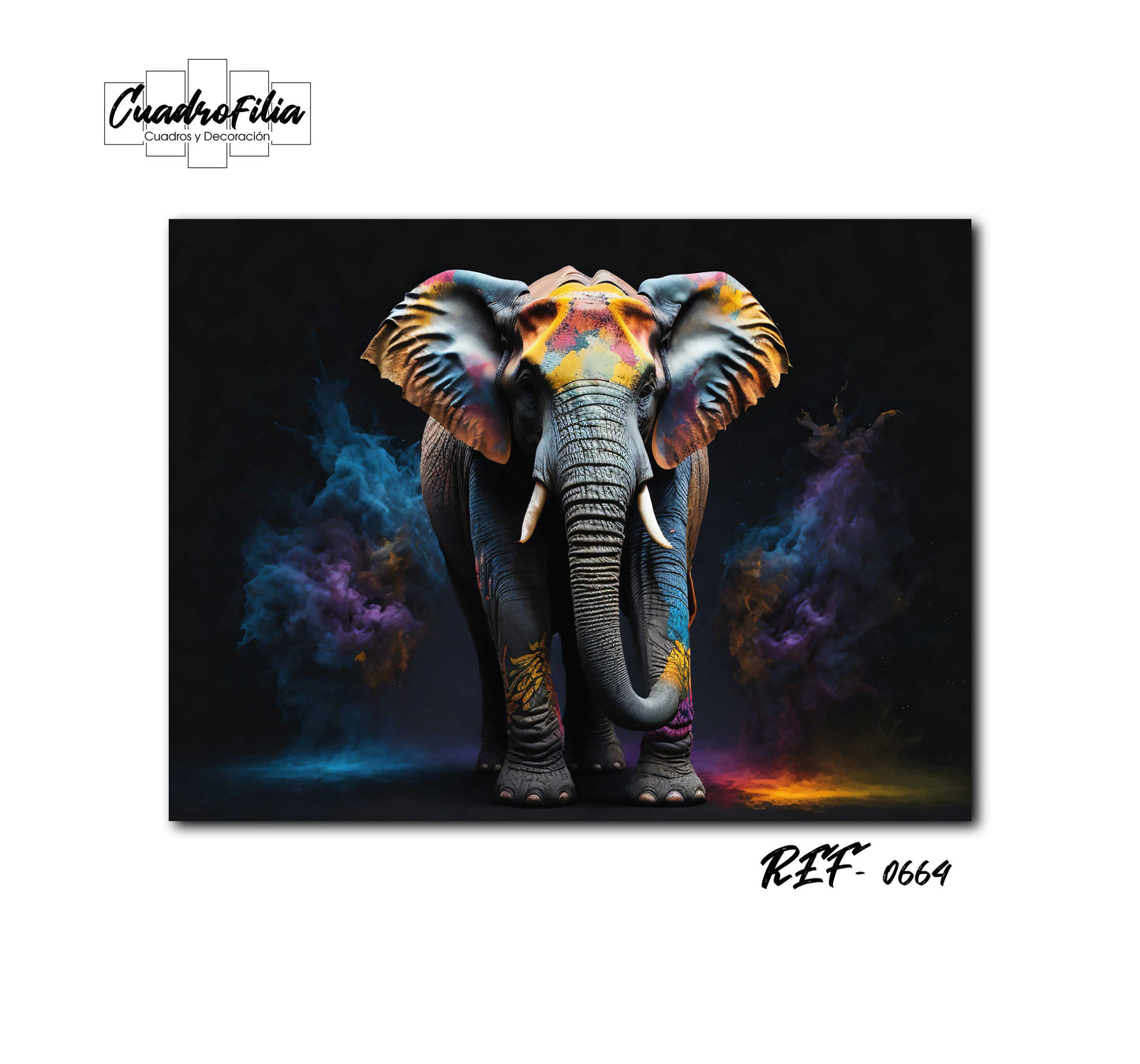 REF 0664 Elefante Colores