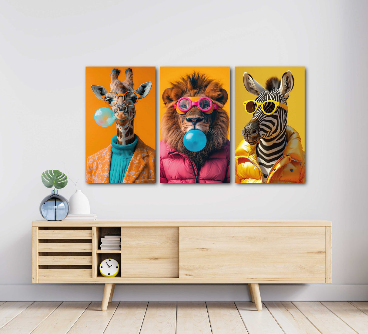 REF 701 Jirafa, León y Cebra