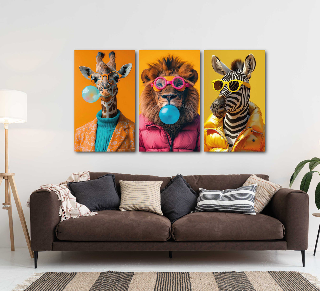 REF 701 Jirafa, León y Cebra