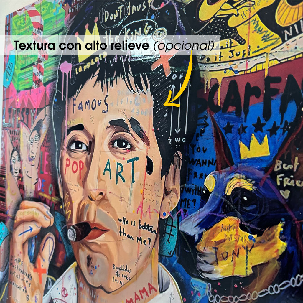 REF 0613 Tony Montana Pop Art