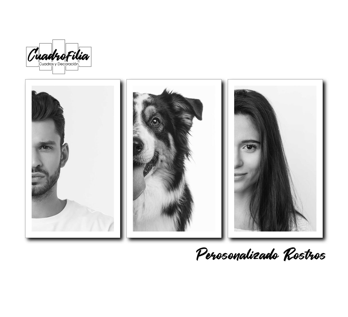 Tríptico Rostros