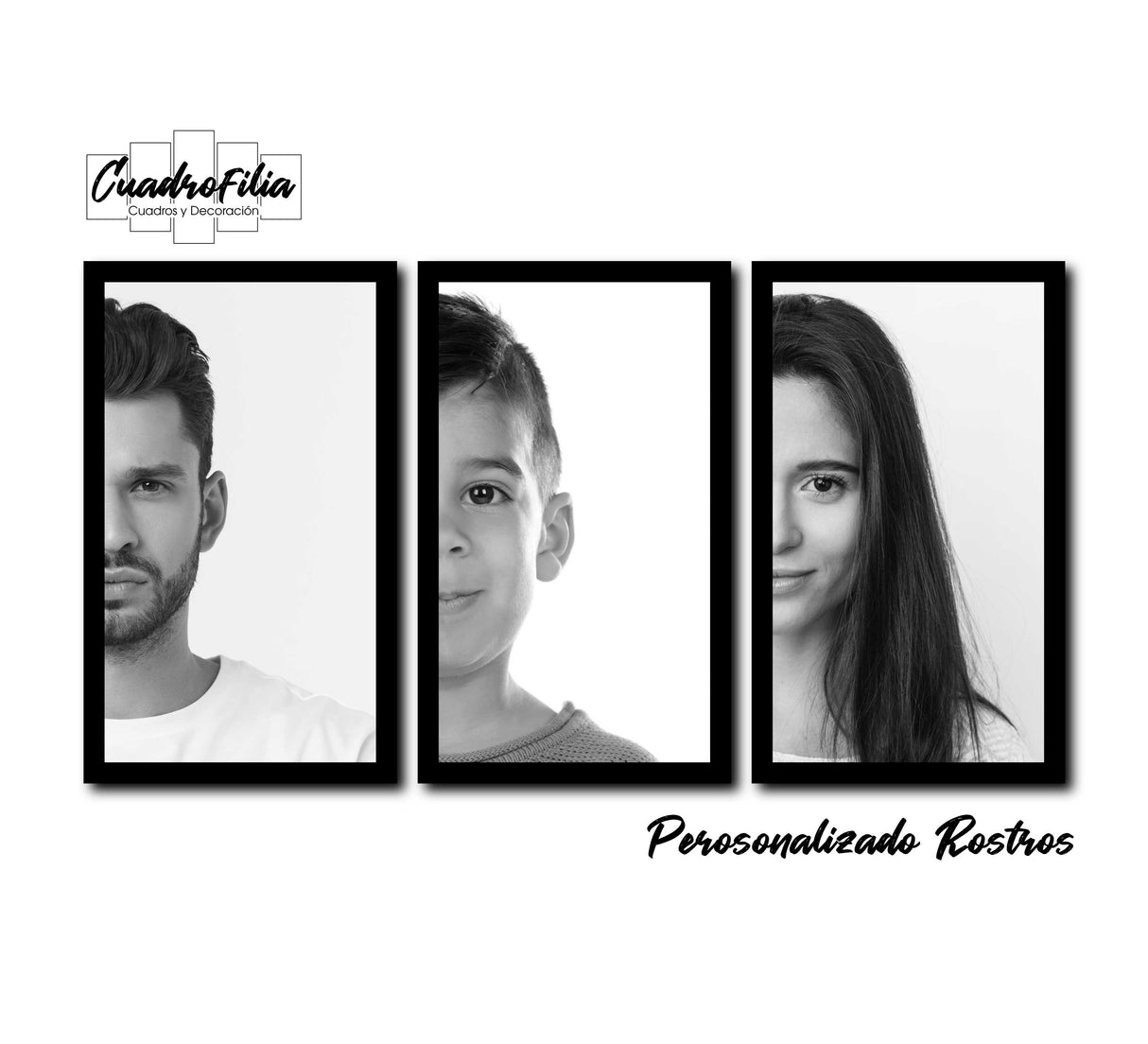 Tríptico Rostros