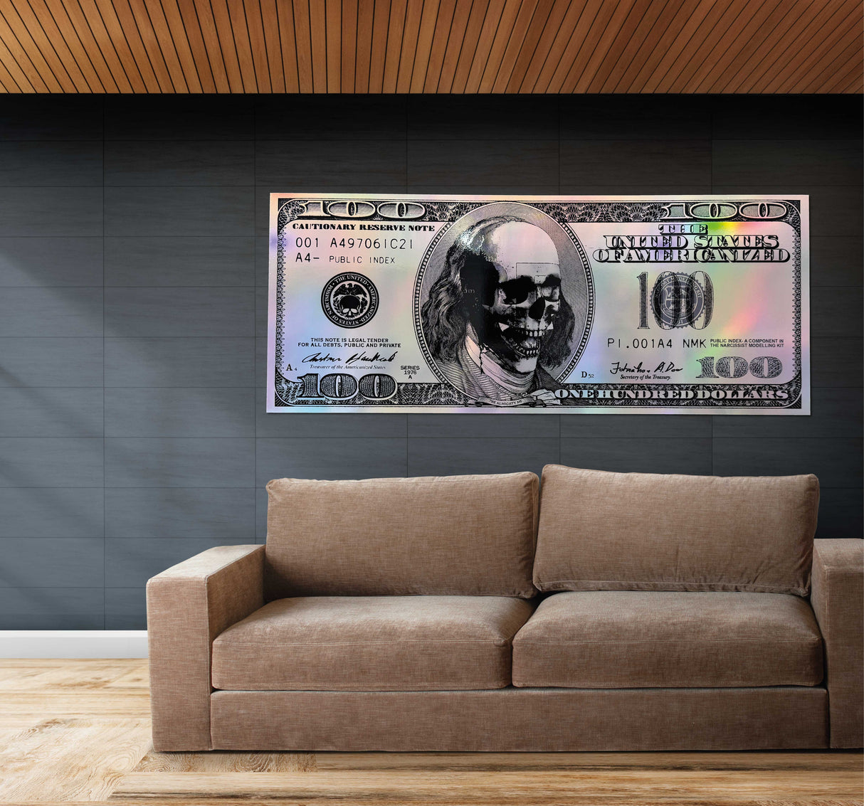 Dolar Skull Holográfico
