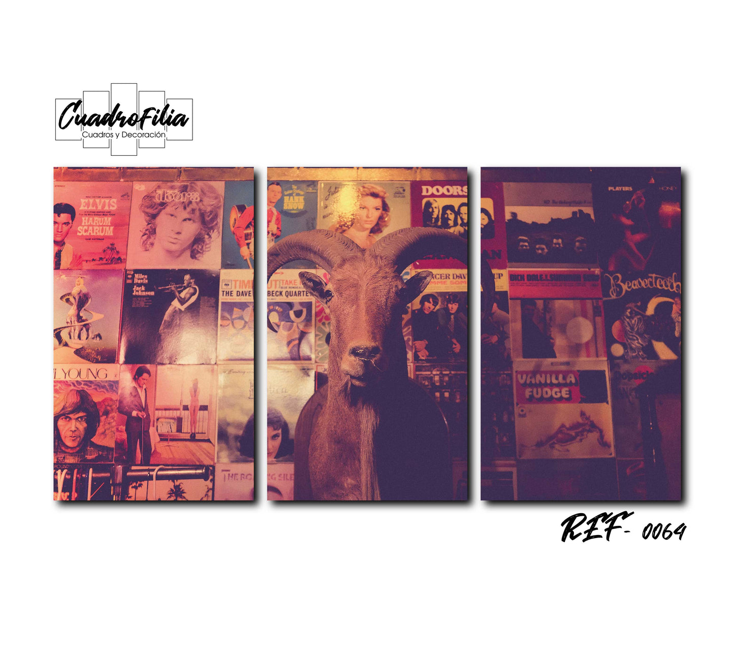 REF 0064 Cabra Posters Vintage