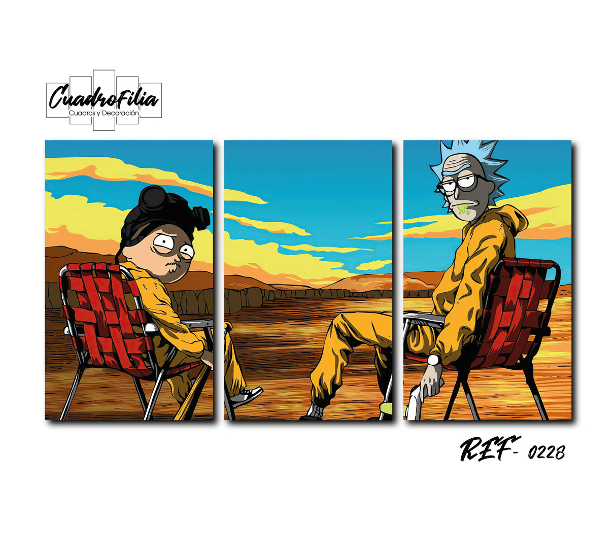 REF 0228 Rick And Morty Breaking Bad