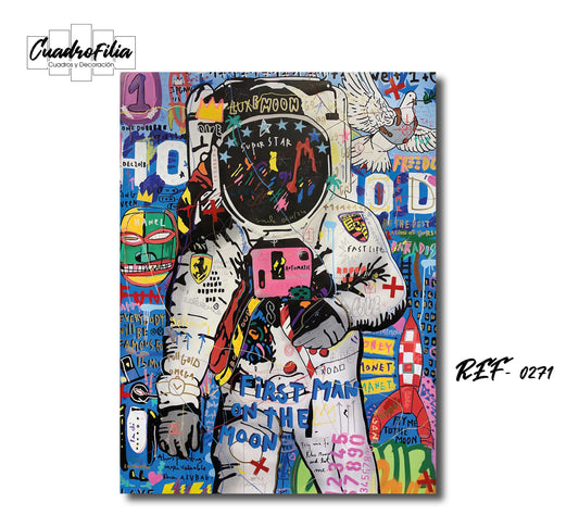 REF 0271 Astronauta Pop Art
