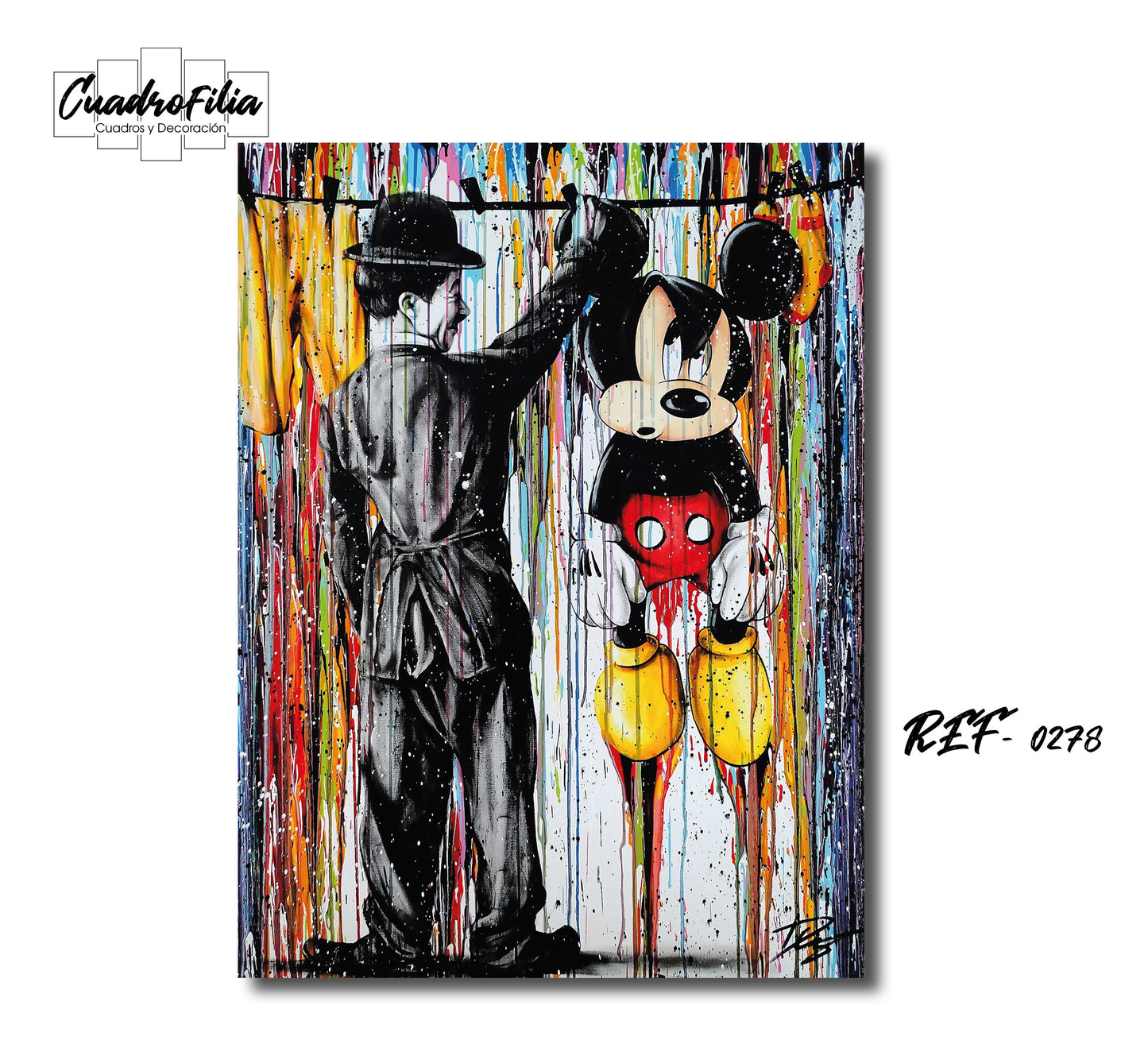 REF 0278 Chaplin y Mickey