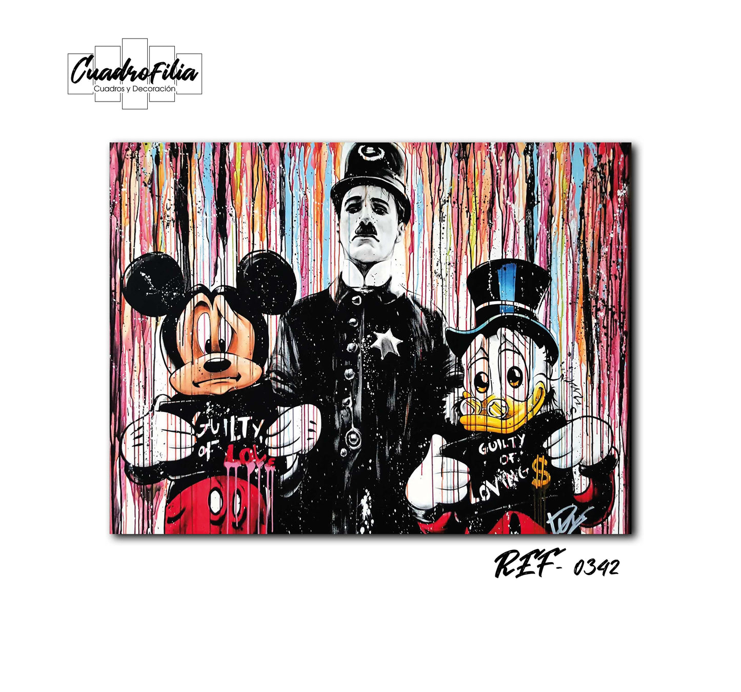 REF 0342 Chaplin Mickey y Mc Pato