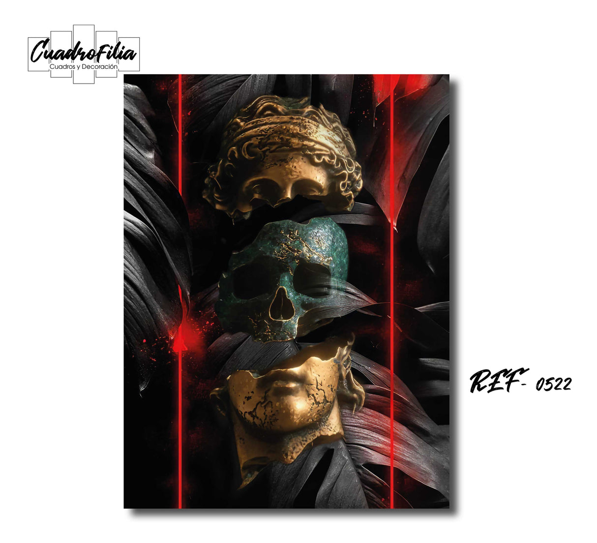 REF 0522 Escultura Skull