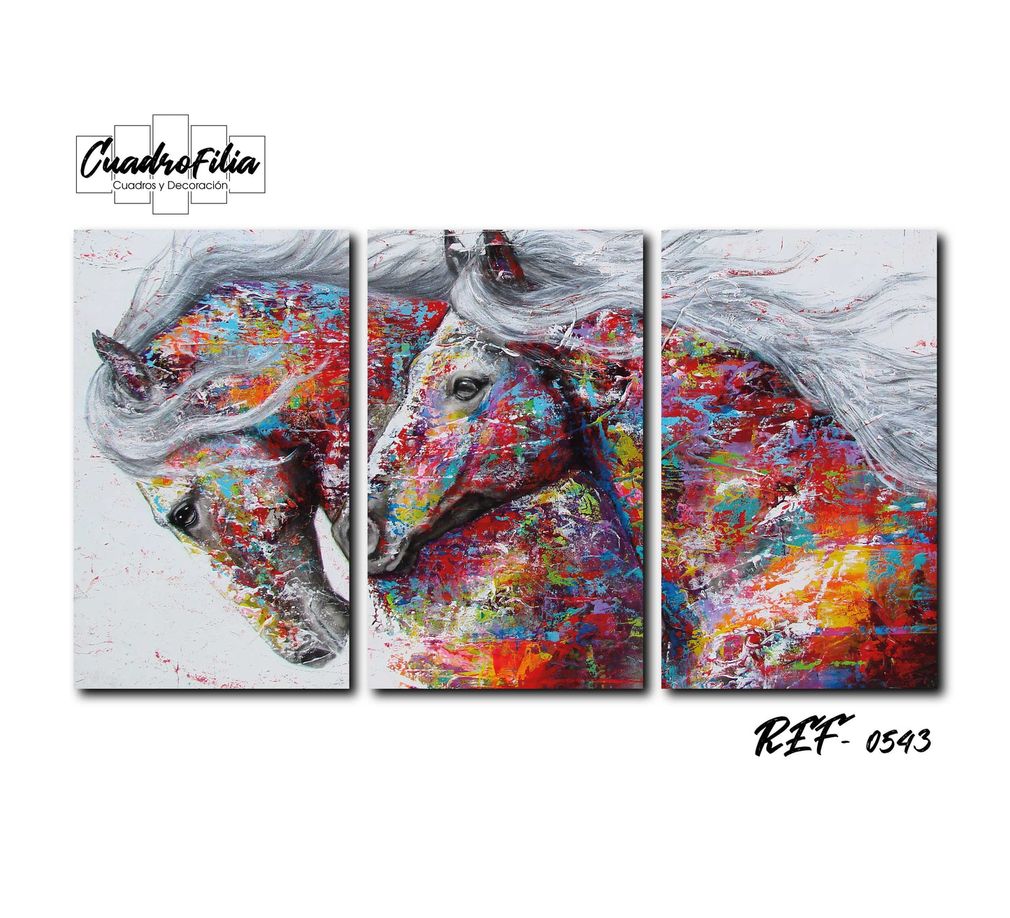 REF 0543 Caballos Colores