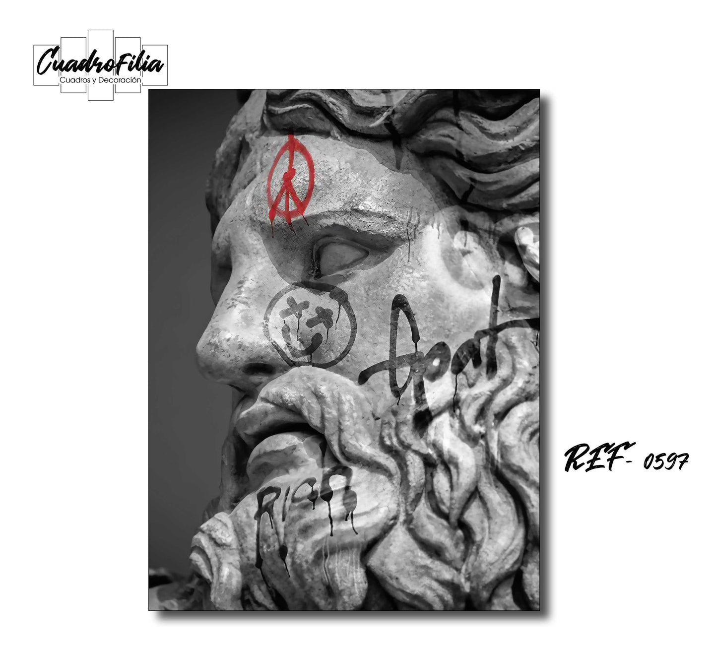 REF 0597 Escultura Zeus