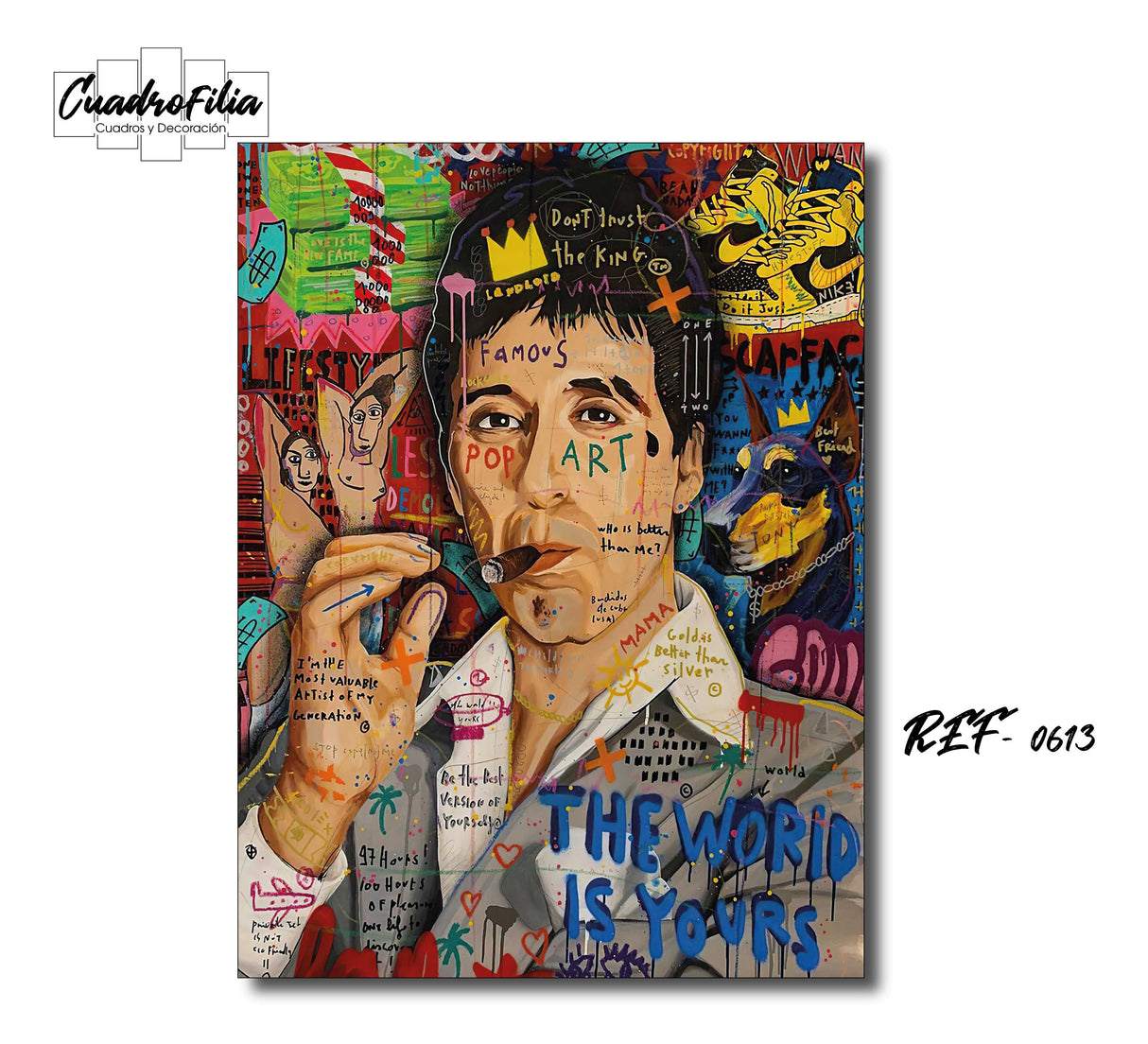 REF 0613 Tony Montana Pop Art