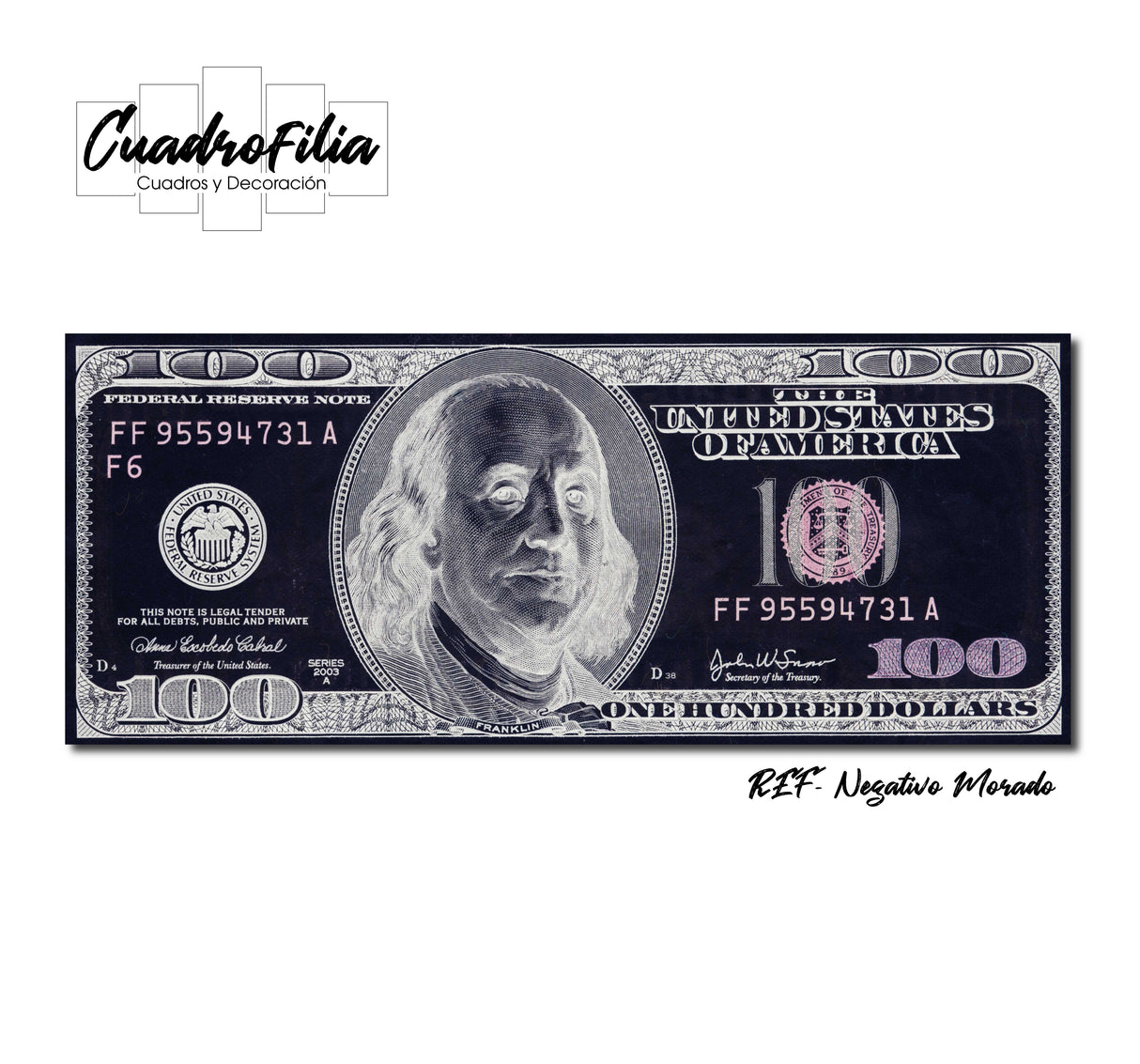 Dolar Negativo Morado