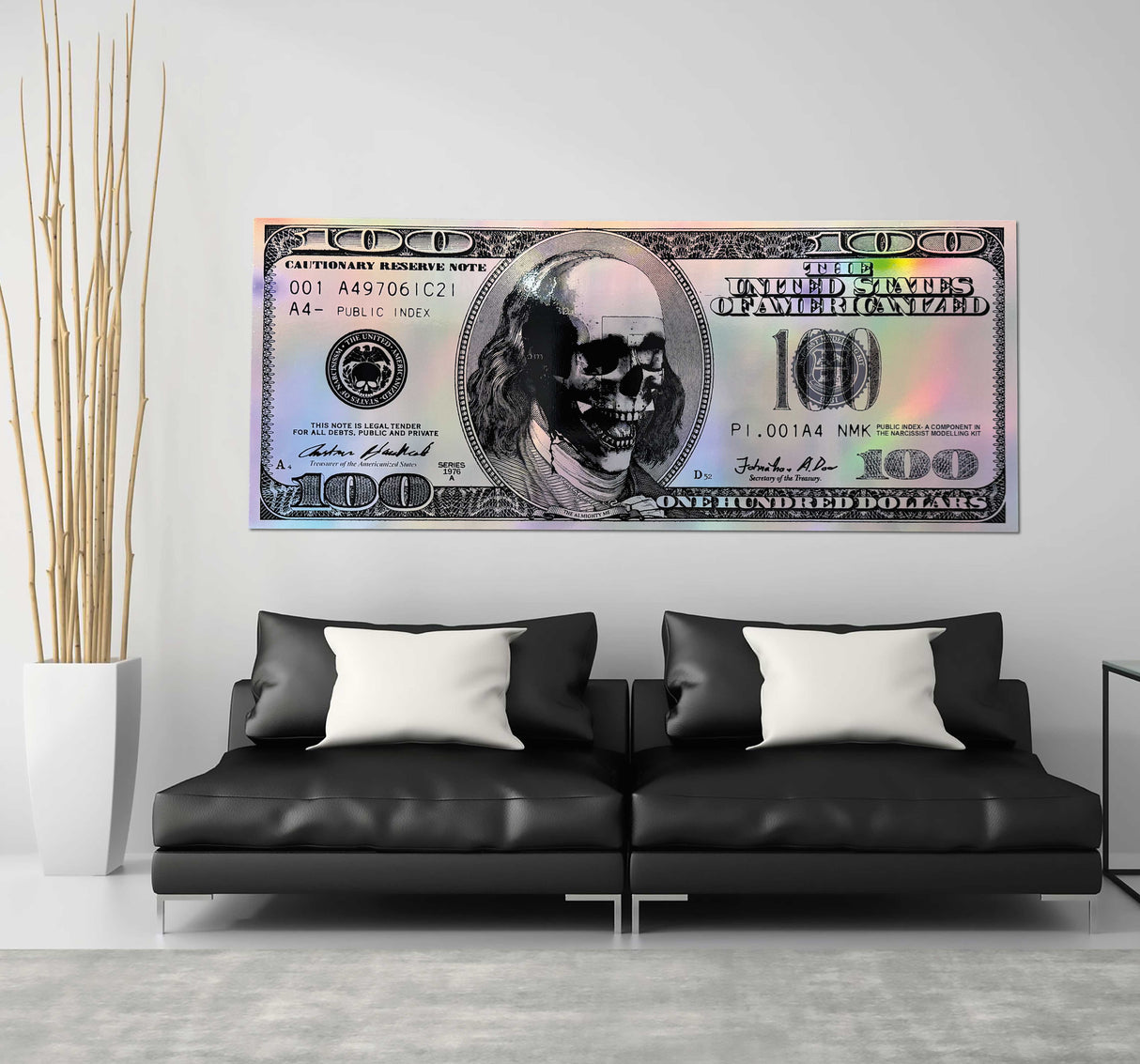 Dolar Skull Holográfico
