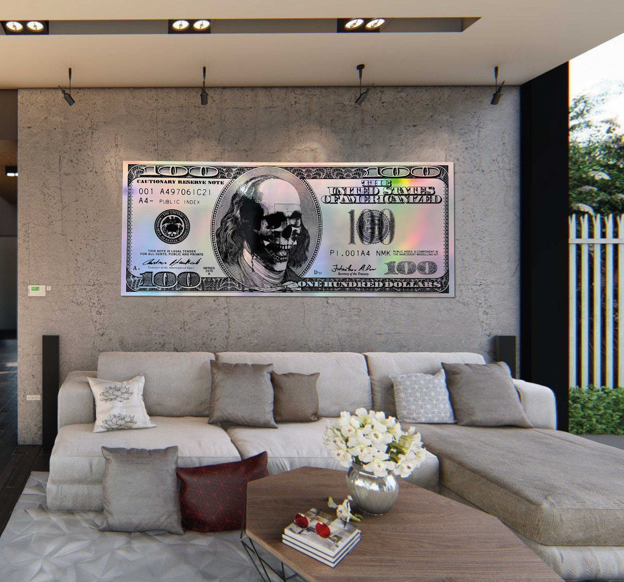 Dolar Skull Holográfico