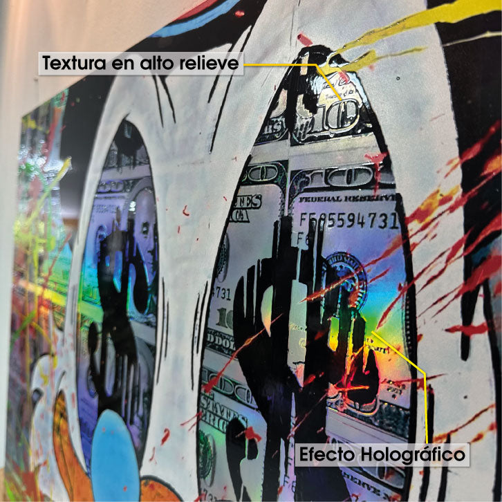 Mc Pato Holográfico / Textura Alto Relieve