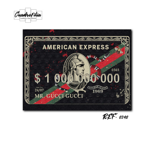 REF 0240 American Express One Millon