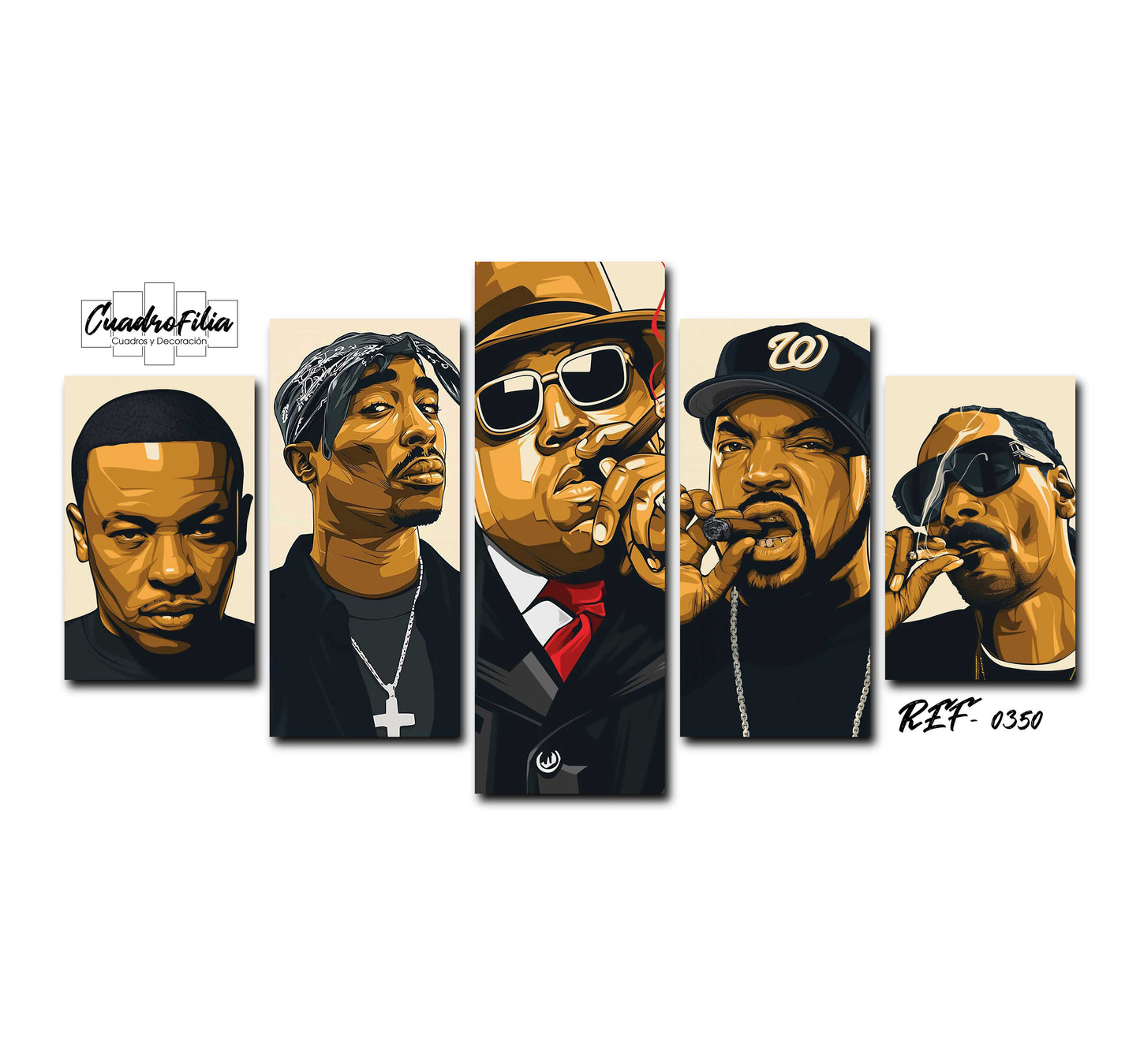 REF 0350 Raperos – cuadrofilia