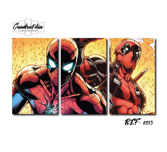 REF 0513 Spiderman y Deadpool