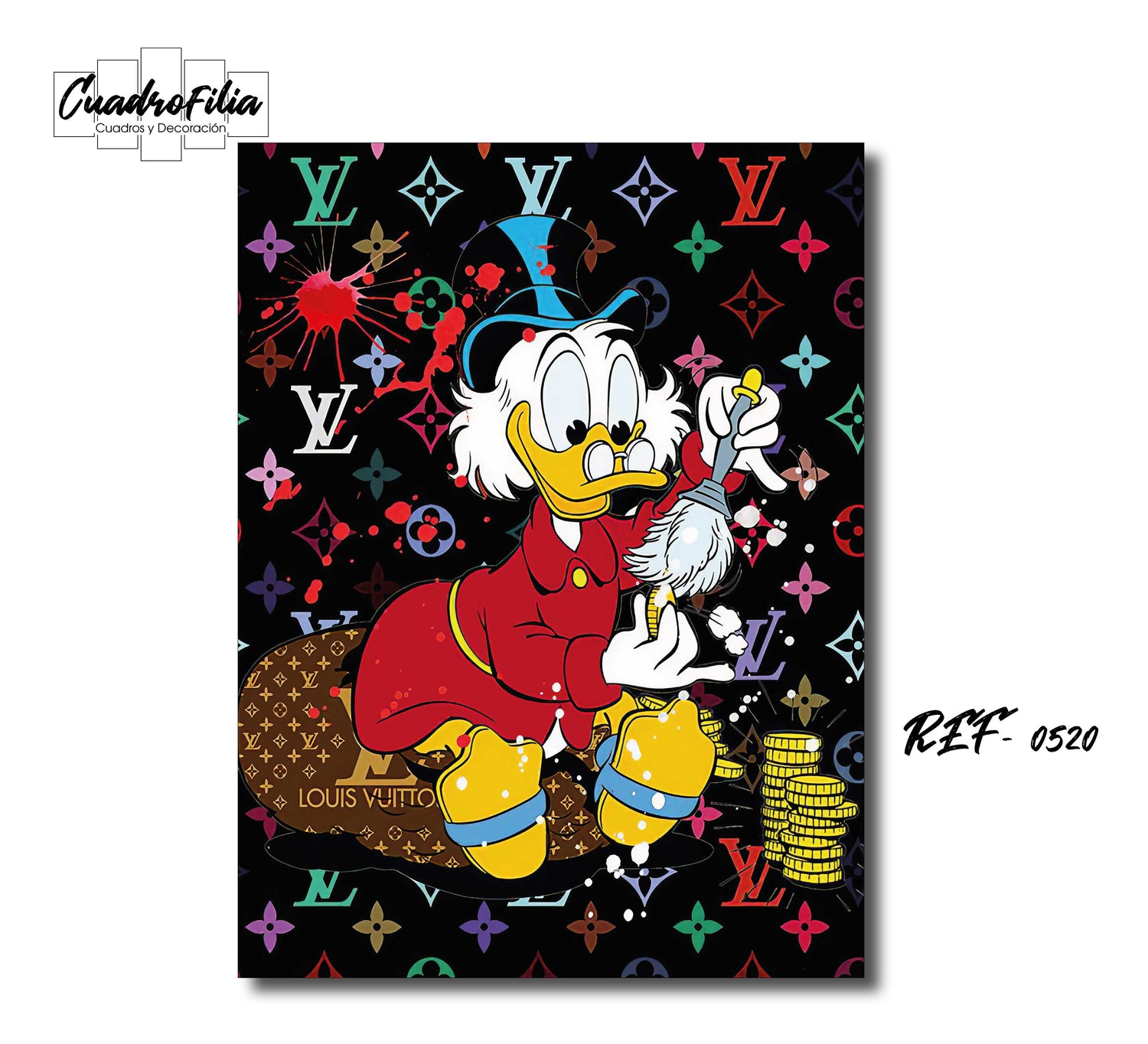 REF 0520 Mc Pato Louis Vuitton – cuadrofilia - Main Image